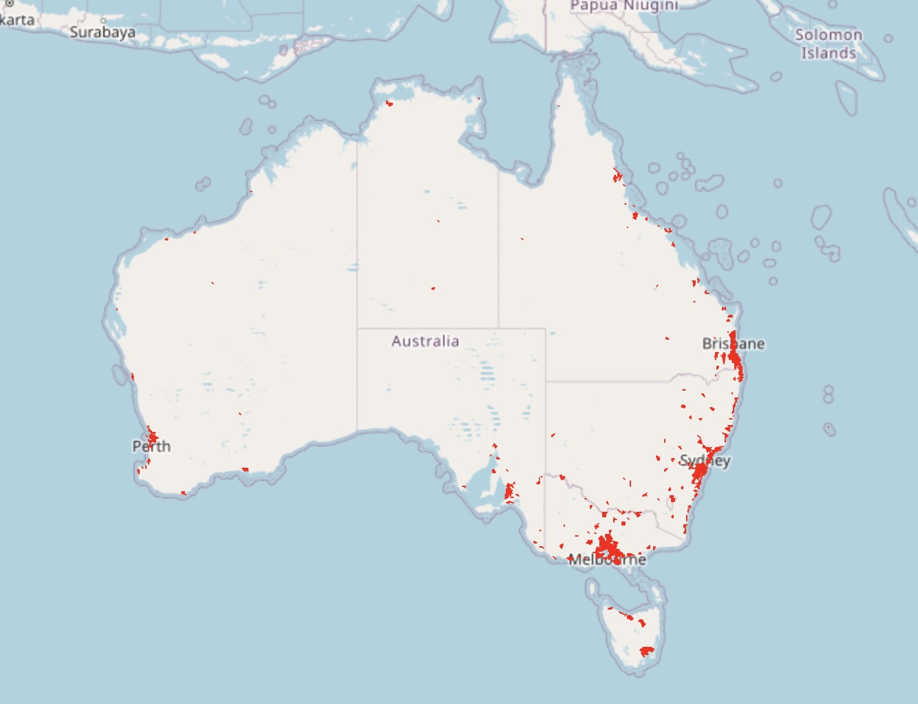 Australia Population Visualization